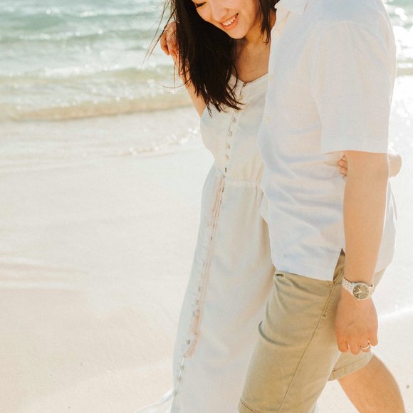 Angels BY THE SEA HAWAII Off-White Maxi Dress - Picture 2 of 8